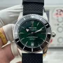 Breitling Superocean Heritage AB2010121L1S1 Replica - Groene Wijzerplaat Rubberen Band