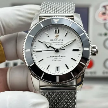 Breitling Superocean Heritage AB202012/G828/152A Replica - Zilveren Wijzerplaat Milanese Armband