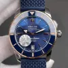 Breitling Superocean Heritage UB3112161C1S1 Replica - Blauwe Wijzerplaat Geribbelde Lunette