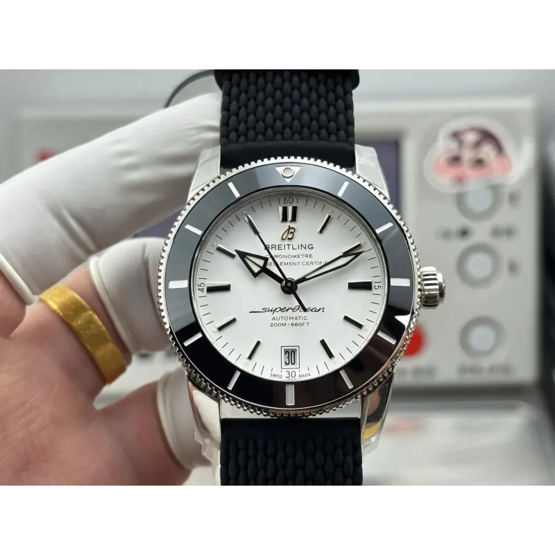 Breitling Superocean Heritage AB201012 Replica - Zilveren Wijzerplaat Milanese Armband
