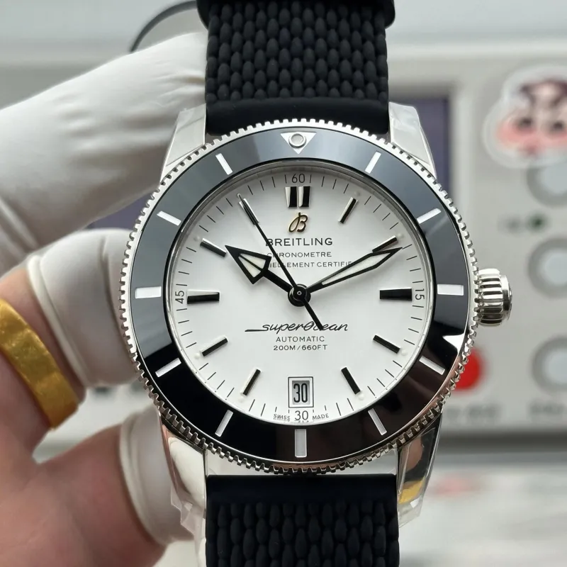 Breitling Superocean Heritage AB201012 Replica - Zilveren Wijzerplaat Milanese Armband