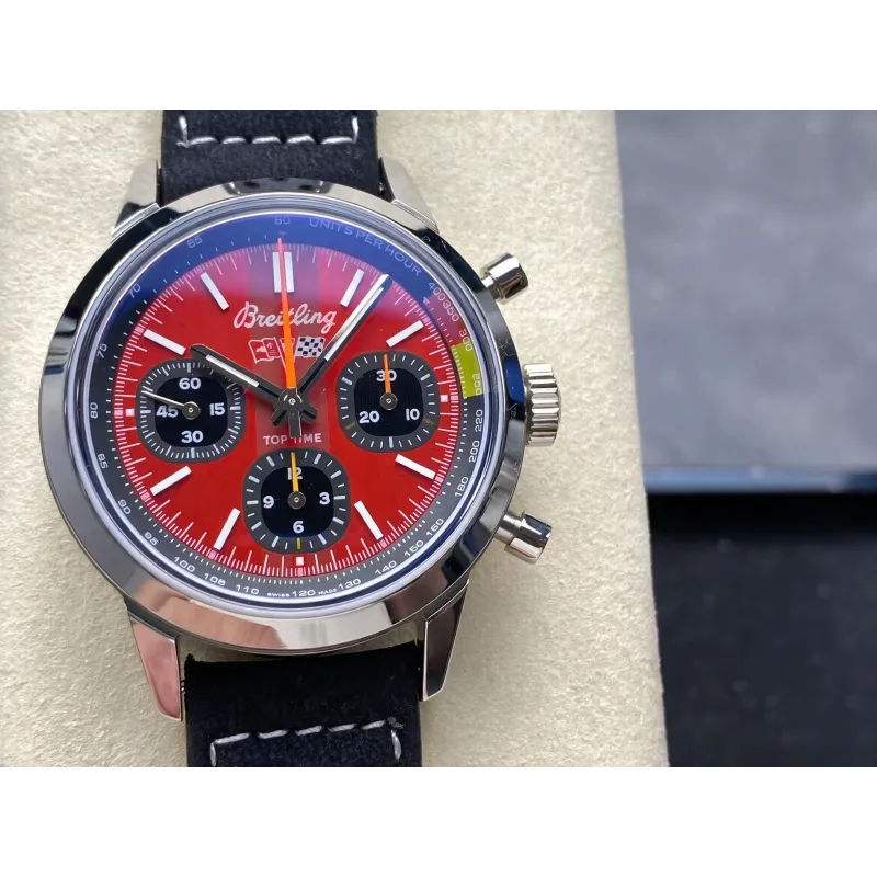 Breitling Top Time B01 Chevrolet Corvette AB01761A1K1X1 Replica - Rode Wijzerplaat