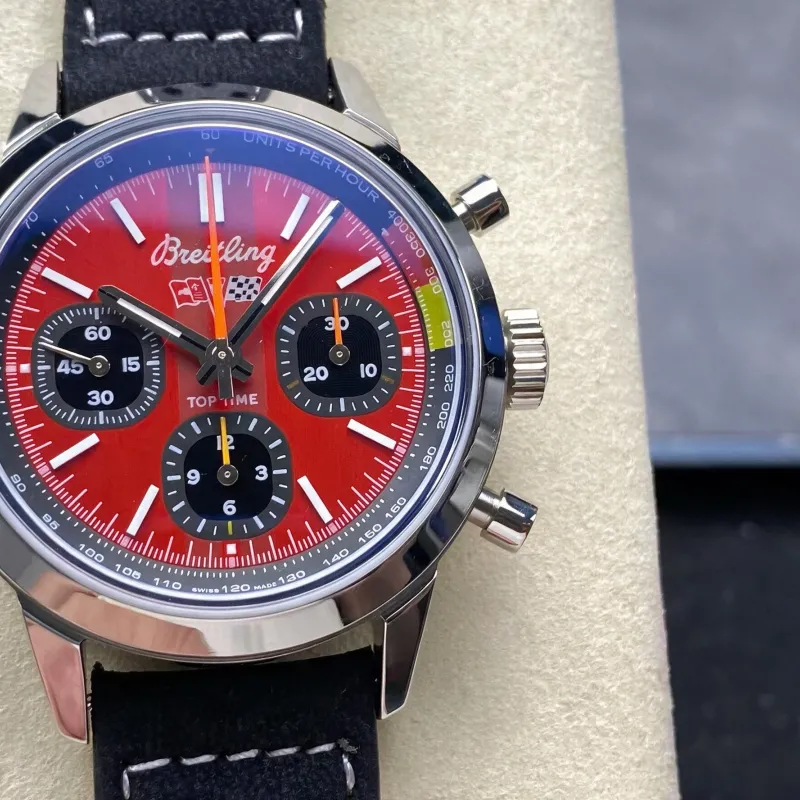 Breitling Top Time B01 Chevrolet Corvette AB01761A1K1X1 Replica - Rode Wijzerplaat