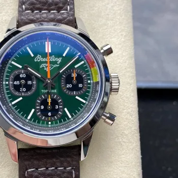 Breitling Top Time B01 Ford Mustang AB01762A1L1X1 Replica - Groene Wijzerplaat Roestvrij Staal