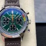 Breitling Top Time B01 Ford Mustang AB01762A1L1X1 Replica - Groene Wijzerplaat Roestvrij Staal