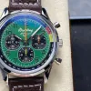 Breitling Top Time B01 Ford Mustang AB01762A1L1X1 Replica - Groene Wijzerplaat Roestvrij Staal