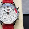 Breitling Top Time B01 Ford Thunderbird Chronograph AB01766A1A1X1 Replica - Witte Wijzerplaat