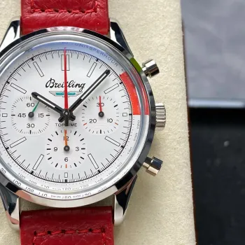 Breitling Top Time AB01766A1A1X1 Replica - Witte Wijzerplaat Roestvrij Staal