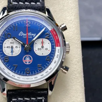 Breitling Top Time B01 Shelby Cobra AB01763A1C1X1 Replica - Blauwe Wijzerplaat Roestvrij Staal