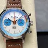 Breitling Top Time Deus Collaboration A233112A1A1X1 Replica - Witte Wijzerplaat Roestvrij Staal