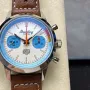 Breitling Top Time Deus Collaboration A233112A1A1X1 Replica - Witte Wijzerplaat Roestvrij Staal