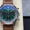 Breitling Top Time Ford Mustang A253101A1L1X1 Replica - Groene Wijzerplaat Roestvrij Staal