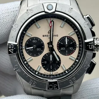 Breitling Chronomat B01 44 AB0147101A1A1 Replica - Beige Roestvrij Staal