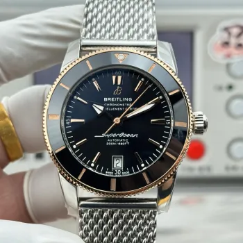 Breitling Superocean Heritage UB2010121B1A1 Replica - Zwarte Wijzerplaat Milanese Armband