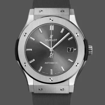 Hublot Classic Fusion Racing Grey 511.NX.7071.LR Replica - Grijze Wijzerplaat Rubberen Band