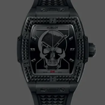 Hublot Spirit of Big Bang Skull 646.CI.0110.RX.DPM24 Replica - Zwarte Wijzerplaat Rubberen Band