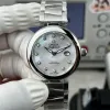 Omega Ladymatic Uniseks 425.30.34.20.55.002 Replica - Parelmoer Wijzerplaat Roestvrij Staal