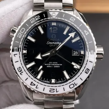 Omega Seamaster Planet Ocean GMT 215.30.44.22.01.001 Replica - Zwarte Wijzerplaat