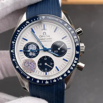 Omega Speedmaster Silver Award Snoopy 310.32.42.50.02.001 Replica - Zilveren Wijzerplaat