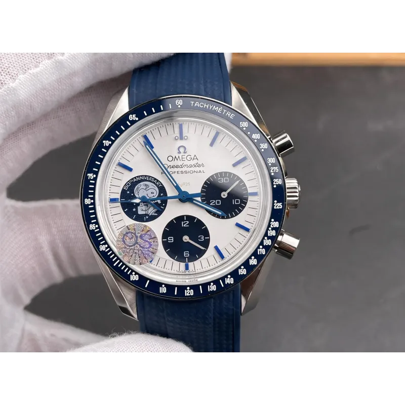 Omega Speedmaster Silver Award Snoopy 310.32.42.50.02.001 Replica - Zilveren Wijzerplaat