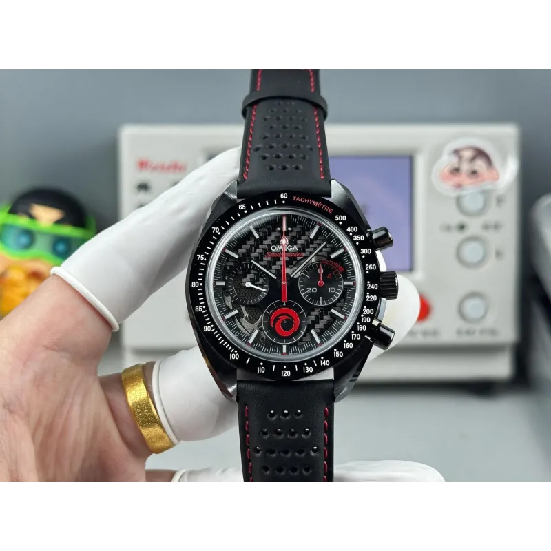 Omega Speedmaster Dark Side of the Moon – Team Alinghi 311.92.44.30.01.002 Replica - Tachymeter Lunette
