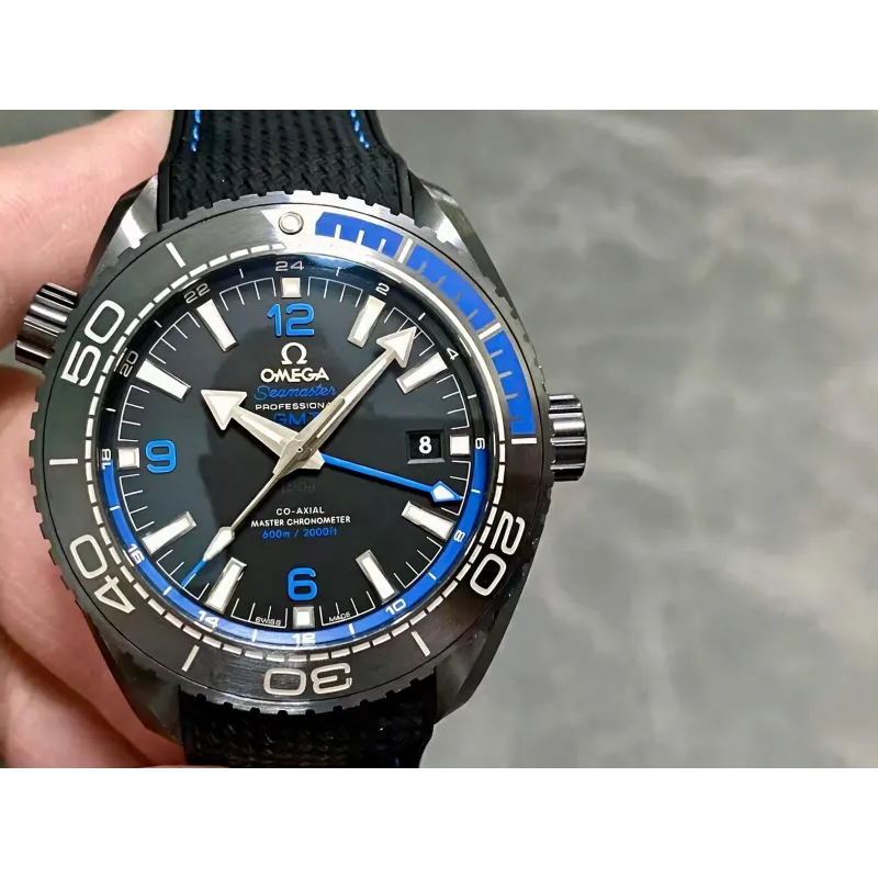 Omega Seamaster Planet Ocean 215.92.46.22.01.002 Replica - Zwarte Wijzerplaat Keramiek
