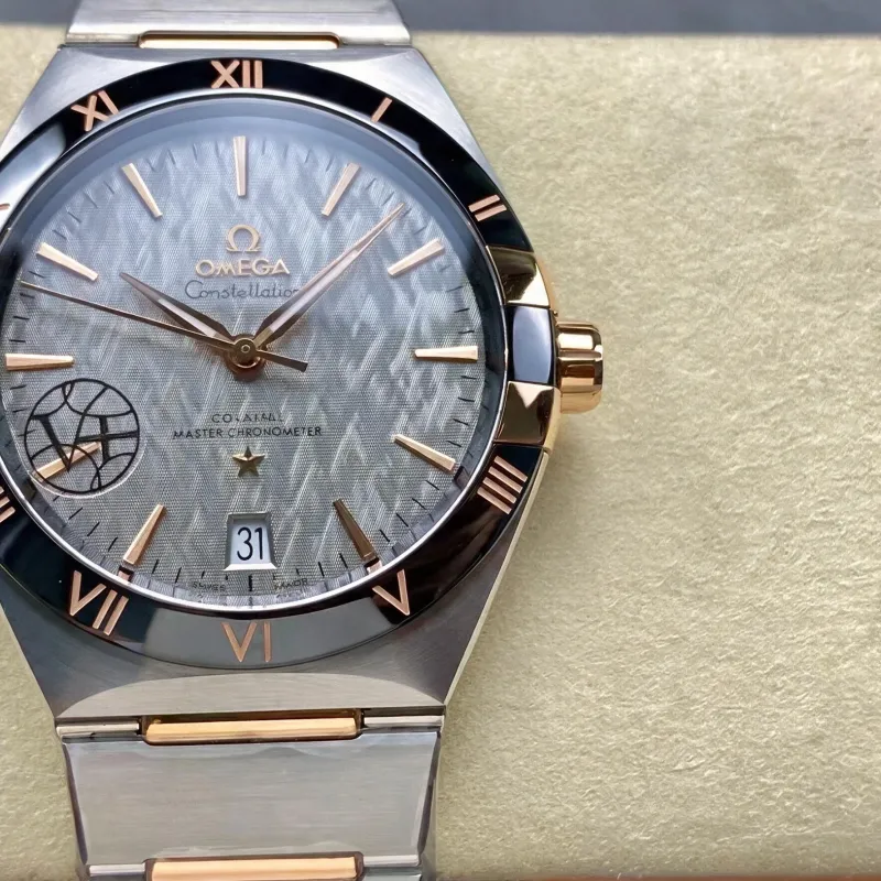 Omega Constellation 131.23.41.21.06.001 (TWO-TONE BRACELET EDITION) Replica - Grijze Wijzerplaat