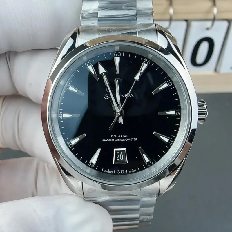 Omega Seamaster Aqua Terra 220.10.38.20.01.004 Replica - Zwarte Wijzerplaat Roestvrij Staal