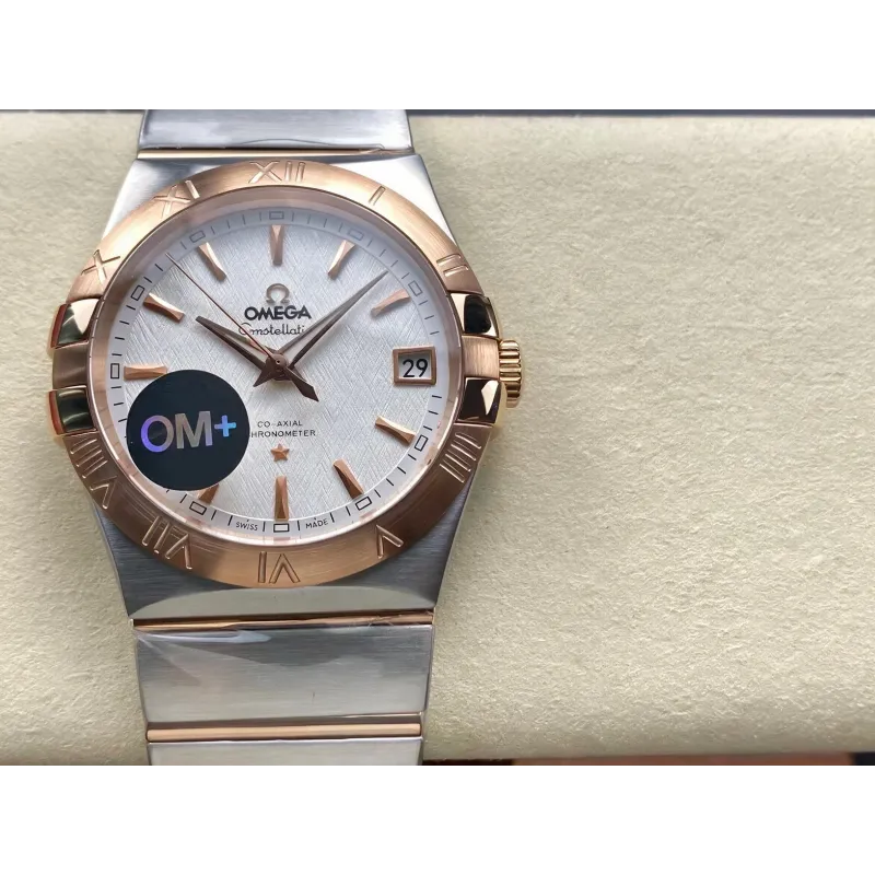 Omega Constellation 123.20.38.21.02.007 Replica - Zilveren Wijzerplaat Roestvrij Staal