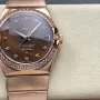 Omega Constellation 123.55.38.21.63.001 Replica - Bruine Wijzerplaat Tweekleurig