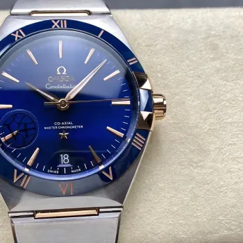 Omega Constellation 131.23.41.21.03.001 (TWO-TONE BRACELET EDITION) Replica - Blauwe Wijzerplaat