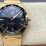 Omega Constellation 131.63.41.21.01.001 (YELLOW GOLD BRACELET) Replica - Zwarte Wijzerplaat