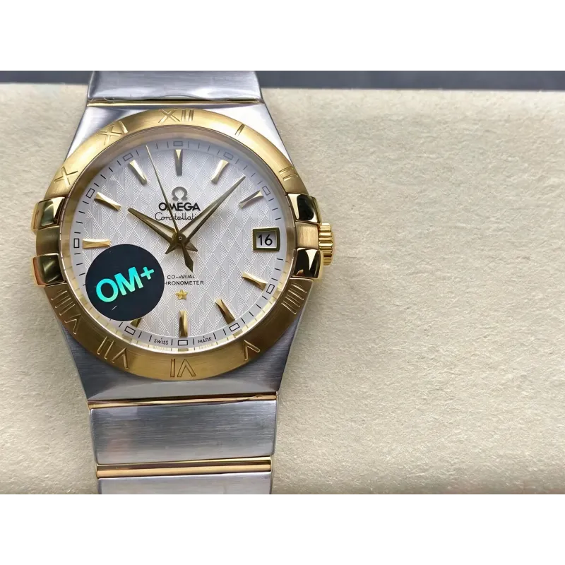 Omega Constellation 123.20.38.21.02.009 Replica - Zilveren Wijzerplaat Roestvrij Staal