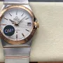 Omega Constellation 123.20.38.21.02.008 Replica - Zilveren Wijzerplaat Roestvrij Staal