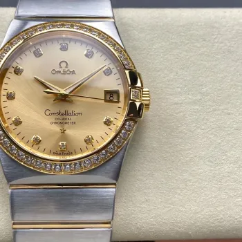 Omega Constellation 123.25.38.21.58.001 Replica - Champagne Wijzerplaat Roestvrij Staal