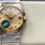 Omega Constellation 123.20.38.21.58.001 Replica - Champagne Wijzerplaat Roestvrij Staal