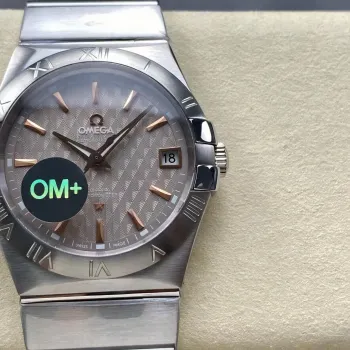 Omega Constellation 123.10.38.21.06.002 Replica - Grijze Wijzerplaat Roestvrij Staal