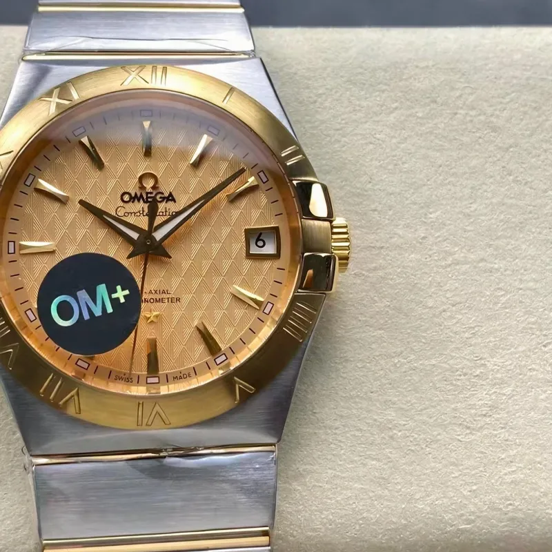 Omega Constellation 123.20.38.21.08.002 Replica - Champagne Wijzerplaat Roestvrij Staal