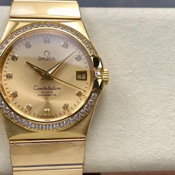 Omega Constellation 123.55.38.21.58.001 Replica - Champagne Wijzerplaat Tweekleurig