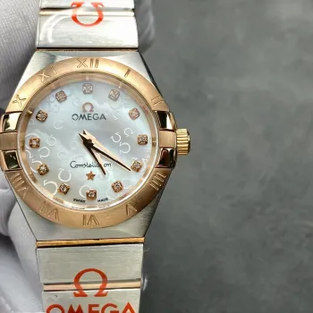 Omega Constellation Uniseks 123.25.27.60.55.009 Replica - Parelmoer Wijzerplaat Roestvrij Staal