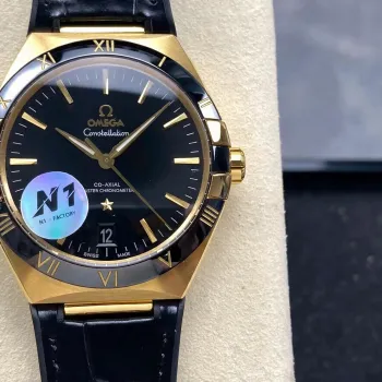Omega Constellation 131.63.41.21.01.001 Replica - Zwarte Wijzerplaat Tweekleurig