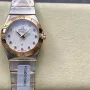 Omega Constellation Uniseks 123.20.27.60.52.002 Replica - Zilveren Wijzerplaat Roestvrij Staal