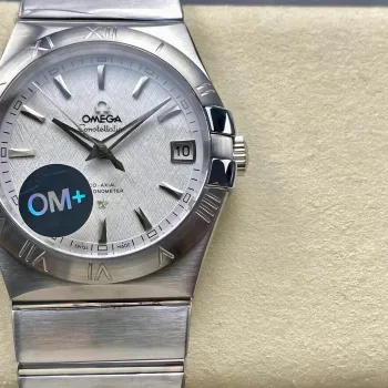 Omega Constellation 123.10.38.21.02.004 Replica - Zilveren Wijzerplaat Roestvrij Staal
