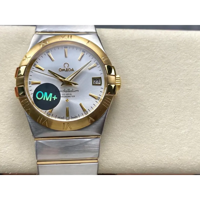 Omega Constellation 123.20.38.21.02.002 Replica - Zilveren Wijzerplaat Roestvrij Staal