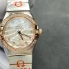 Omega Constellation Uniseks 123.25.27.20.55.005 Replica - Parelmoer Wijzerplaat Roestvrij Staal