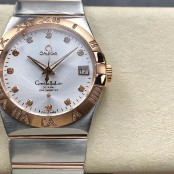 Omega Constellation 123.25.38.21.52.003 Replica - Zilveren Wijzerplaat Roestvrij Staal