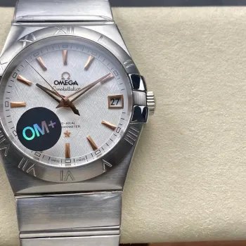 Omega Constellation 123.10.38.21.02.002 Replica - Zilveren Wijzerplaat Roestvrij Staal