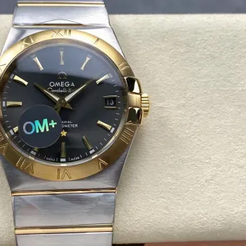 Omega Constellation 123.20.38.21.06.001 Replica - Grijze Wijzerplaat Roestvrij Staal