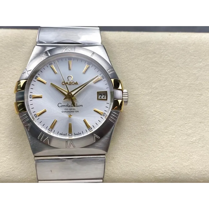 Omega Constellation 123.20.38.21.02.005 Replica - Zilveren Wijzerplaat Roestvrij Staal