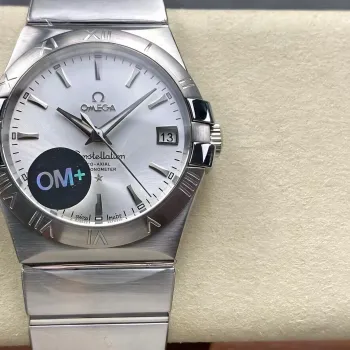 Omega Constellation 123.10.38.21.02.001 Replica - Zilveren Wijzerplaat Roestvrij Staal